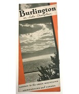 1940s-1950s Burlington on Lake Champlain New York NY Advertising Travel ... - £15.46 GBP