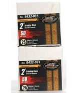 2 Boxes Finish First 8432-035 Zirconium 2&quot; Grinding 50 Grit 25 Count Discs - $28.70 CAD