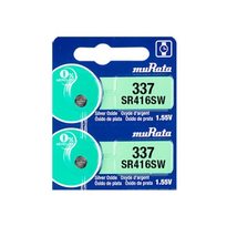 Murata 337 Battery SR416SW 1.55V Silver Oxide Watch Button Cell (10 Batt... - $3.92+