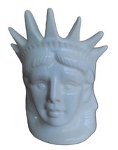 Statue of Liberty USA New York White Ceramic Coffee Mug VG Rare! - £15.17 GBP