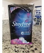 Stayfree Ultra Thin Overnight Pads with Wings 28 Count - $40.37 CAD