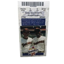 San Diego Padres 2003 LA Dodger Ticket Stub Qualcomm Jack Murphy Ollie B... - $23.75