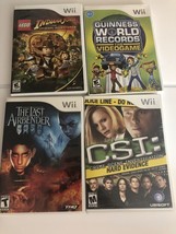 wii games lot 4 Games Tested - $19.79