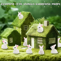 Dollhouse Miniature Bunnies Set of 4 Cute Little Baby Bunnies 1/12 Scale - $55.30 MXN