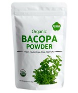Brahmi Powder Organic, Bacopa Monnieri for brain &amp; hair, 4,8,16 oz , shi... - £5.94 GBP+