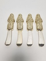 The Bombay Company Santa Butter/Cheese Spreading Knives No Box - $18.99