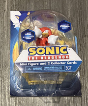 Sonic The Hedgehog Knuckles Action Figure 2.5” + 2 Collector Cards Sega New - £3.83 GBP