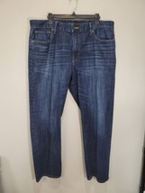 Lucky Brand 329 Classic Straight Jeans Men&#39;s Size 40 X 30 Dark Wash Denim - $23.70