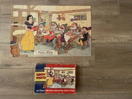 Snow White And The 7 Dwarfs Jigsaw Puzzle By Jaymar Specialty Co Vtg Com... - £7.86 GBP