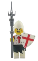 KLIVT Medieval Red Cross Knight AX9818 H Exclusive Minifigure Toy For Gift  - £3.34 GBP