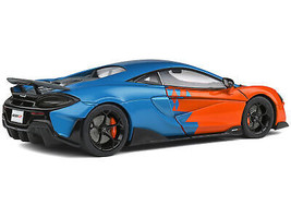 2019 McLaren 600LT Blue Metallic Orange Formula One Team Tribute Livery 1/18 Die - £59.56 GBP