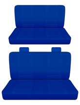 Fits 1973 Dodge Coronet 4 door sedan Front and Rear bench seat covers dark blue - £104.34 GBP