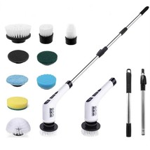 Electric Spin Scrubber Cordless Electric Bathroom Scrubber With 9 Replaceable Br - $67.99