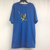 Magellan Outdoors Boys Blue Shirt XL ( 18/20 ) Fish Gear Swordfish Short... - $12.38