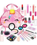 25 Pcs Kids Makeup Kit For Girl, Washable Real Make Up Play Set With Uni... - £26.74 GBP