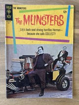 Vintage Gold Key The Munsters N º 3 Julio 1965 Cómic Lily&#39;s Backseat Con... - $39.18