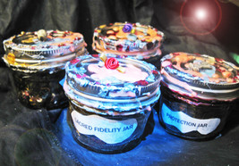 Haunted CUSTOM WITCH LARGE JAR TAILORED CUSTOM 44X OIL HERBS ELEMENTS MAGICK  - £70.34 GBP