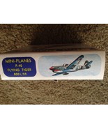 Vintage BACHMANN MINI PLANES P-40 FLYING TIGER WITH ORIGINAL BOX 8001/59 - $60.65 CAD