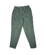 VTG Bill Blass Jeans Women&#39;s Size 14L Green Denim Mom Pleated Waist High... - £13.21 GBP
