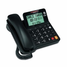 AT&amp;T CL2940 Corded Phone with Speakerphone, Extra-Large Tilt Display/But... - $39.59