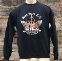 Hard Rock Cafe St. Thomas Virgin Islands Black Sweatshirt Size M - $19.79