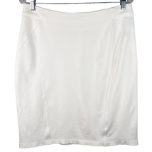 J McLaughlin Leslie Pencil Skirt 8 Off White Stretch New - £39.87 GBP