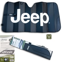 BRAND New Jeep Plasticolor Official License Product Black Matte Finish Sunshade  - £19.75 GBP