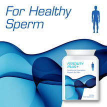 FERTILITY PLUS MALE FERTILITY &amp; CONCEPTION SUPPORT PILLS FOR GUYS NO IVF... - £19.91 GBP