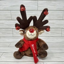 2018 Rudolph the Red Nosed Reindeer 10” Plush Musical Sings And Shakes Lights Up - £13.30 GBP