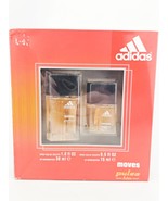 Adidas Moves Pulse For Him Cologne EDT Gift Set 1 fl oz and .5 fl oz Toi... - $29.95