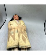 VINTAGE  BULLY GOOD SKOOKUM DOLL NATIVE AMERICAN INDIAN DOLL ROUGH CONDI... - $729.07 MXN