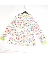 The Grinch Women&#39;s Size 2X Pajama Top White Multi Color Long Sleeves Chr... - $17.08 CAD
