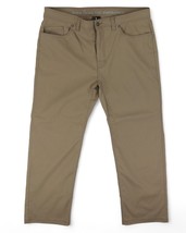 Prana Brion Pants Men’s 40 X 31 Mud Nylon Slim Fit Stretch Straight Leg 5 Pocket - $37.39