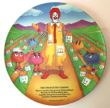 Vtg McDonald&#39;s 1989 The French Fry Garden Plastic Plate Ronald - €11,28 EUR