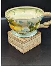 Tracy Porter Tea For One Vintage 1214350 Yellow Pear Blue Flower Coffee ... - $129.73 MXN