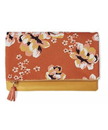 NEW Rachel Pally &quot;Zahara&quot; Faux Leather Floral Print Zipper Fold Clutch Bag - €24,90 EUR