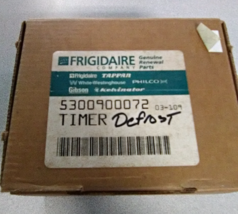 Frigidaire Genuine Renewal Part #5300900072 Defrost Timer - $38.99