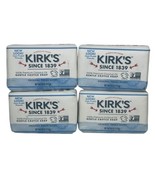 Kirk&#39;s Natural Gentle Castile Soap Original Fresh Scent 4 Bars 4 Oz NOS ... - $11.87