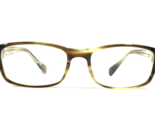 Oliver Peoples Eyeglasses Frames Tristano CANT Brown Horn Rectangular 53... - £74.46 GBP