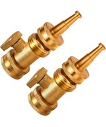 4 Pack High Pressure Brass Hose Nozzle With Hose Shutoff Valve, Garden W... - $58.08 CAD
