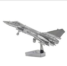 Airplane 3D Metal Puzzle Air Force J-10B Model KITS Assemble Jigsaw Puzzle - £13.32 GBP