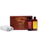 Complete Leather Care Kit Cleaner Conditioner 2 Cloths. Non Toxic Leathe... - $102.19