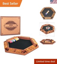 Upgraded Wooden Shut The Box Dice Game for 1-6 Players - Gift Box Included - $603.66 MXN