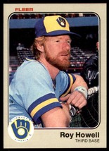 1983 Fleer - #36 Roy Howell Milwaukee Brewers Baseball Card - £1.03 GBP