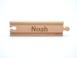 Personalised Wooden Train Track Birthday Gift Boy or Gril, Brio &amp; ELC Co... - £7.96 GBP