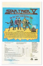 San Francisco Mint Star Trek V Figures Vintage 1989 Newsprint Magazine Ad - $9.70