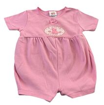 Vintage Baby Girl Clothes Carter's 3-6 mo Pink Miss Kitty is Pretty Kitt... - $19.94
