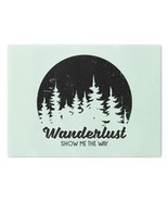 Personalized Tempered Glass Cutting Board - Wanderlust Forest - Adventur... - £36.92 GBP+