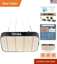 2024 Best Indoor Plant Grow Light - 65W, Full Spectrum, Built-in Fan, Di... - $60.00