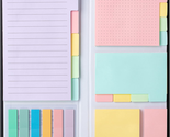 Sticky Notes Set, 410 Pack, Ruled, Dotted &amp; Blank Notes with 150 Index T... - $13.33